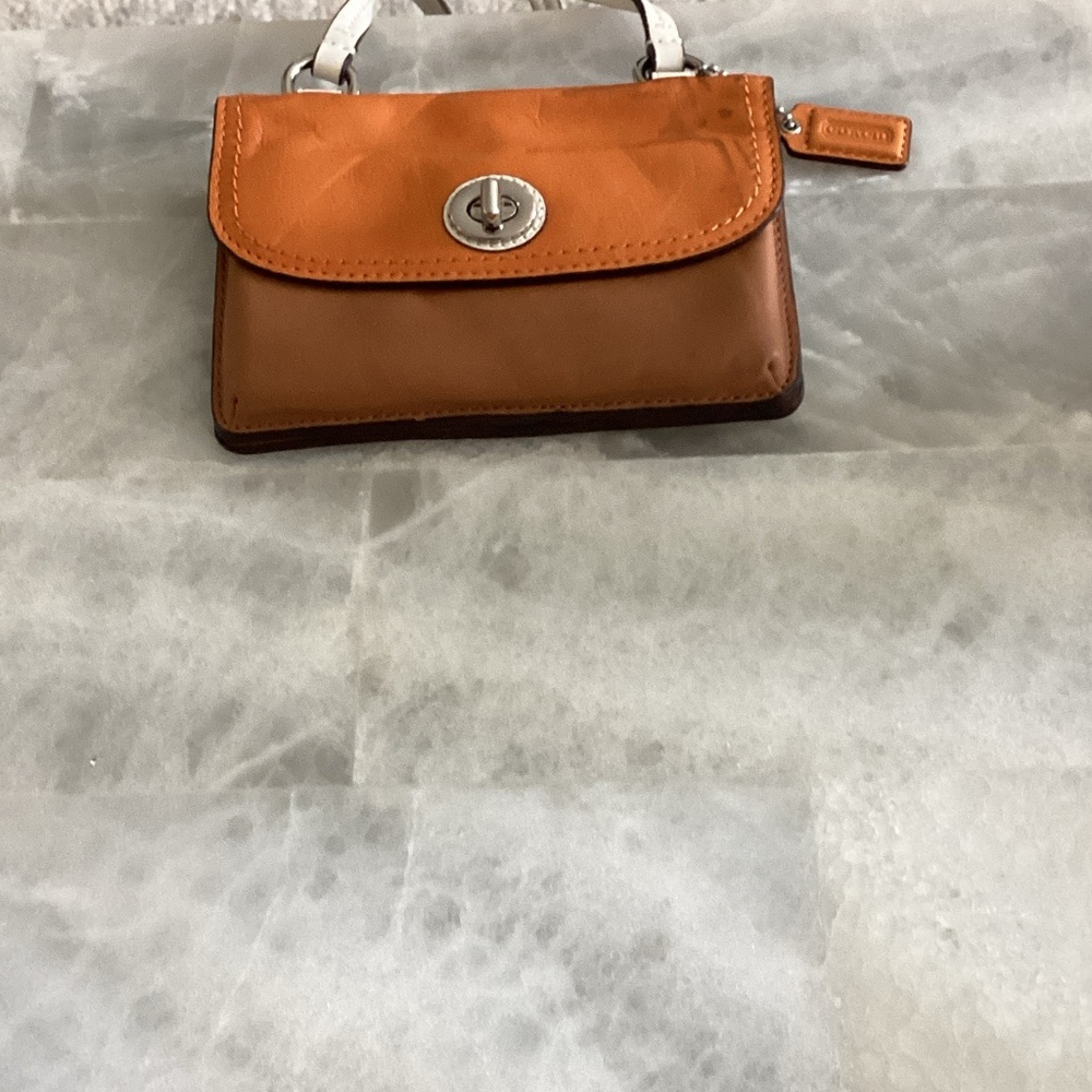 Coach Leather Crossbody Wallet